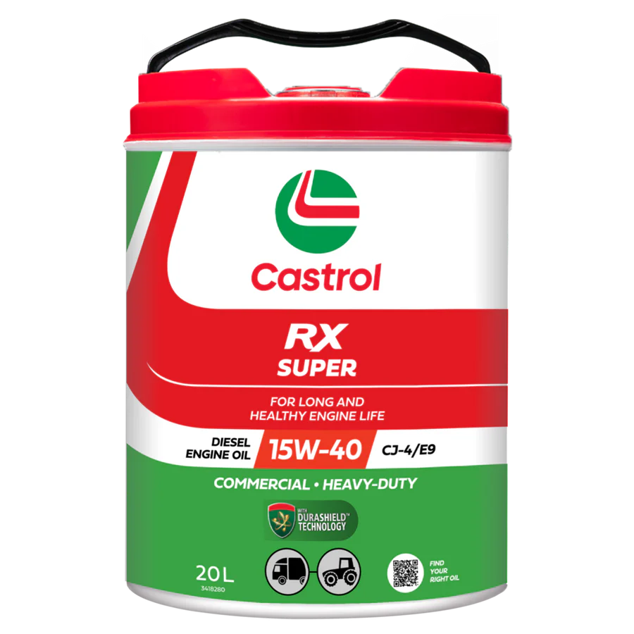 [3418280CA] Castrol Engine Oil RX Super 15W-40 CJ-4/E9 20L 3418280CA