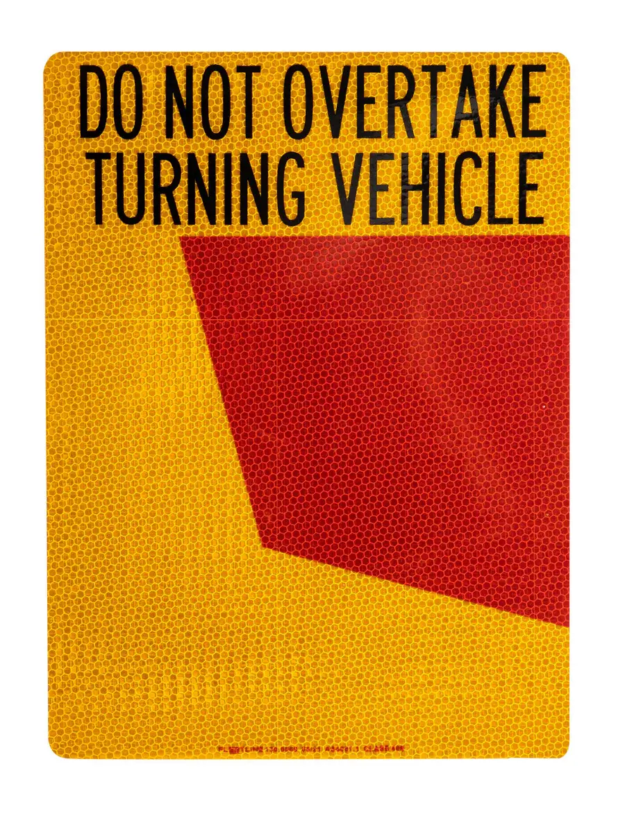 [ATP-REF300X400-DNOTV-V] REFLECTIVE DNOTV VINYL SIGN 300 X 400
